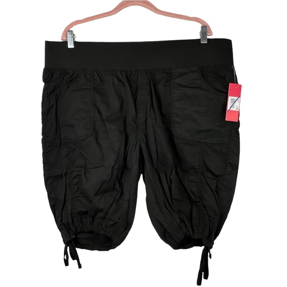 New Penelope’s Closet Bermuda Shorts 2X Black - Picture 1 of 6